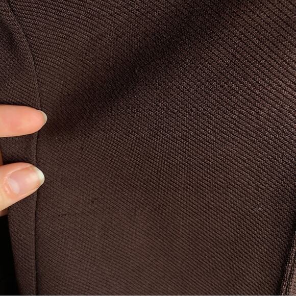 FREE PEOPLE Vintage Brown Jacket Womens Size Small Neutral Indie Sleaze Grunge - Picture 11 of 11